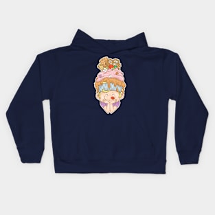 Cupcake on Top of My Head Kids Hoodie